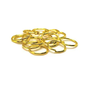 100, 500 or 1,000 Pieces: 8 mm Gold Plated Open Jump Rings, 20g