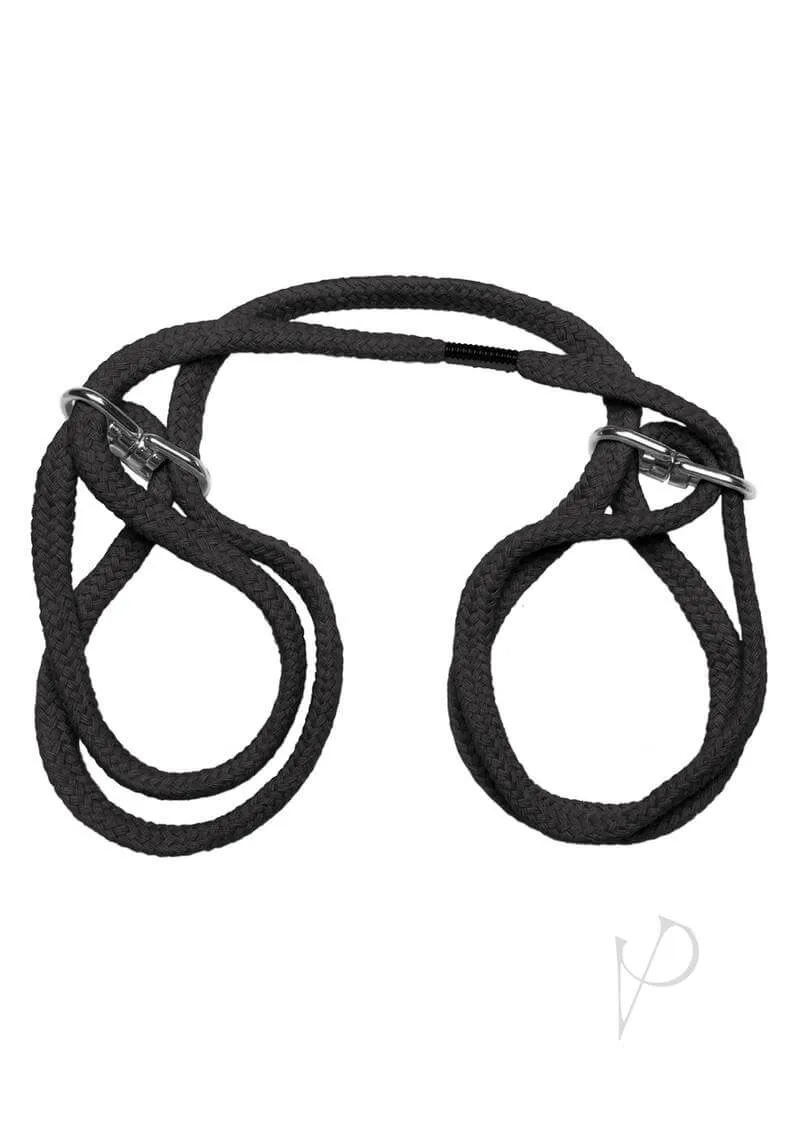 100% Cotton Japanese-Style Bondage Rope Black: Effortless Restraint for All Experience Levels