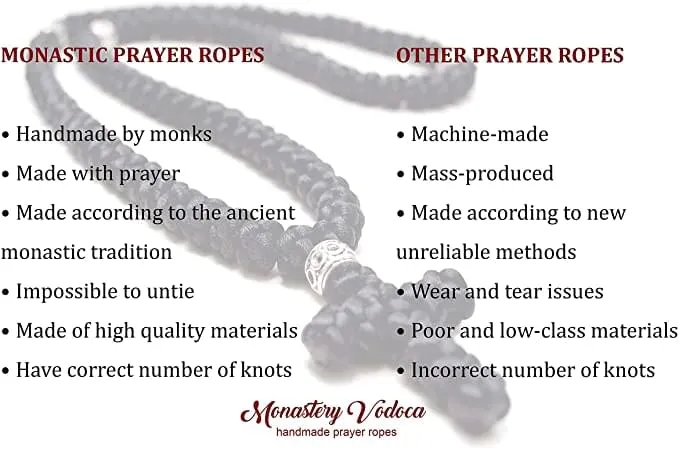 100-Knot Handmade Prayer Rope Nylon Cord