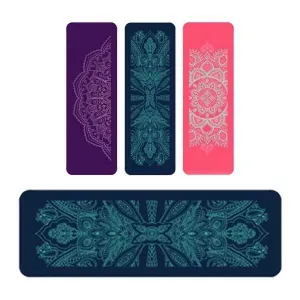 12mm Pro NBR Yoga Exercise Mat - Teal Mandala