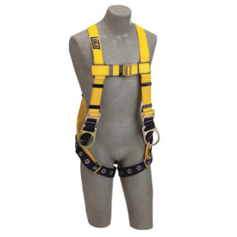 3M DBI-SALA X-Small Delta Positioning Construction Style Harness With Back And Side D-Rings, Tongue Buckle Leg Strap And Loops For Belt