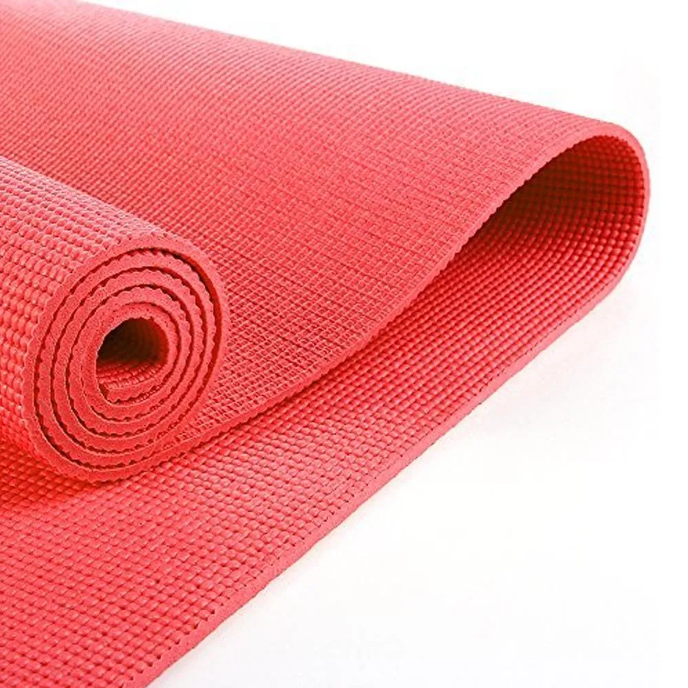 6mm Yoga Mats Soft Non Slip Exercise Mat - Red