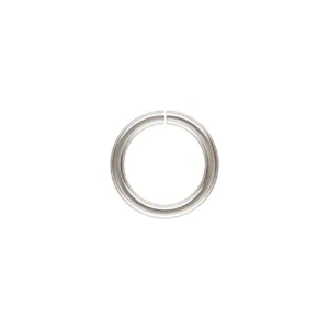 8mm 18 Gauge Sterling Silver Open Jump Ring