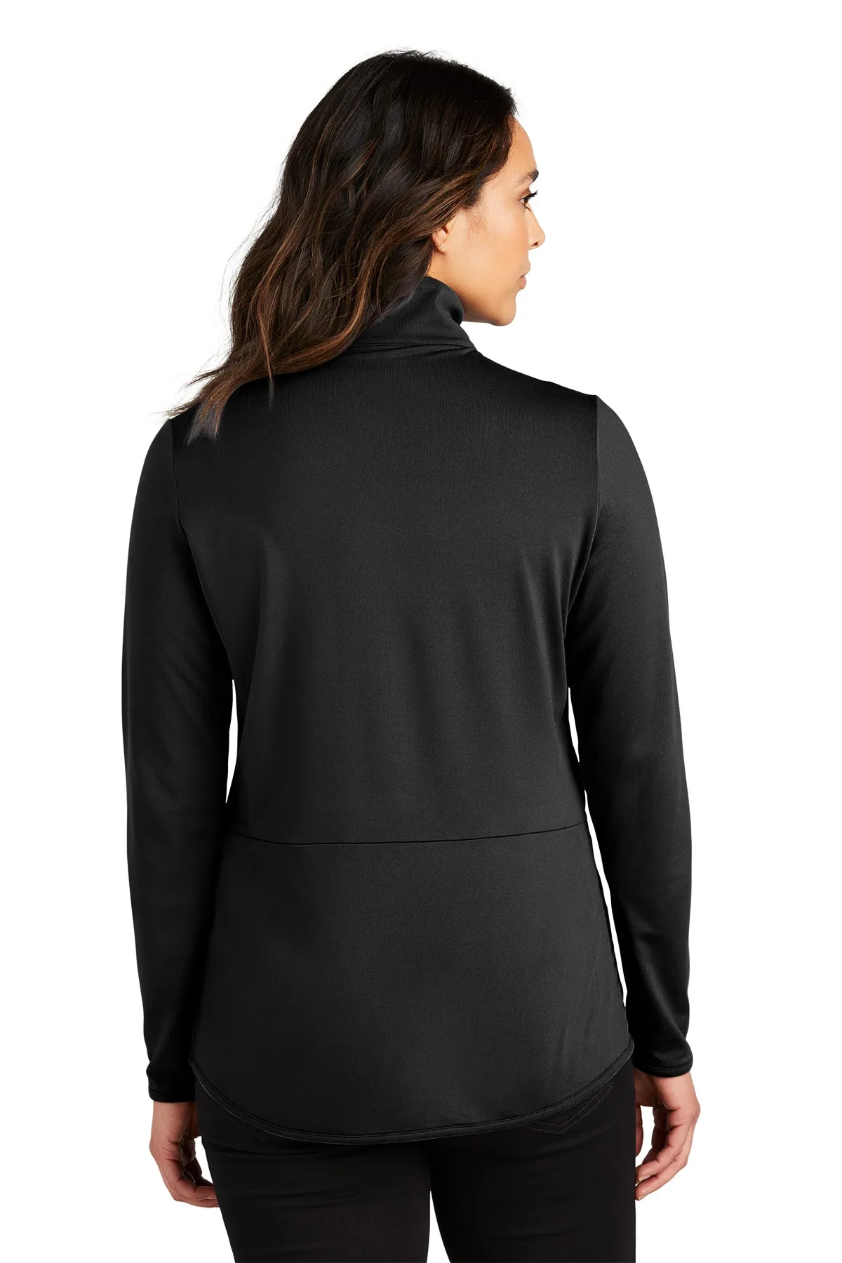 Accord Pop Collar Zip-Up - Black (Ships in 1-2 Weeks)