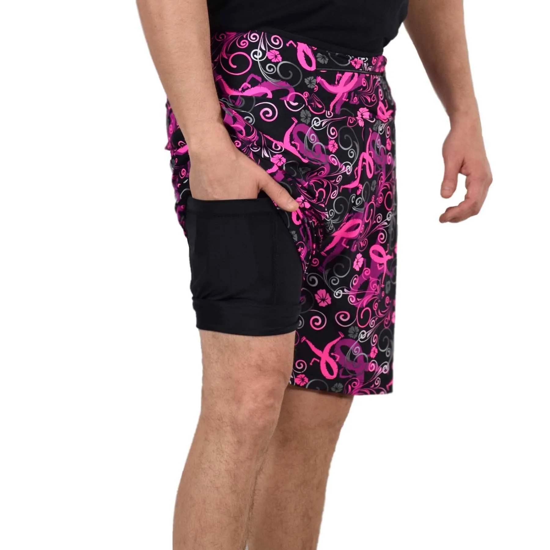 Be The Finish Men's Athletic Shorts-Long Length