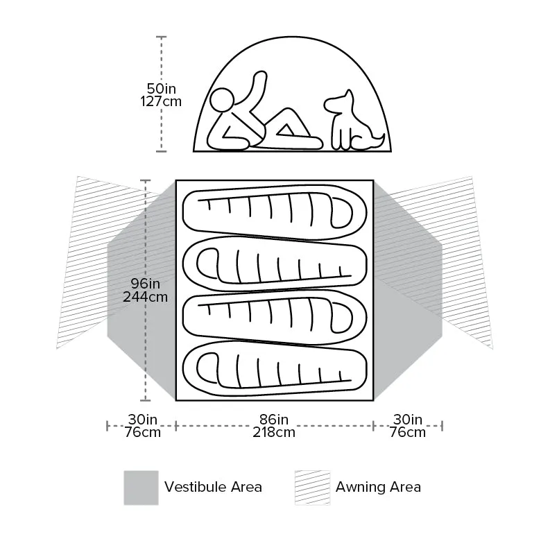 Big Agnes Copper Spur 3 Season HV UL Tents