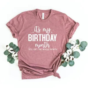 Birthday Month Graphic Tee