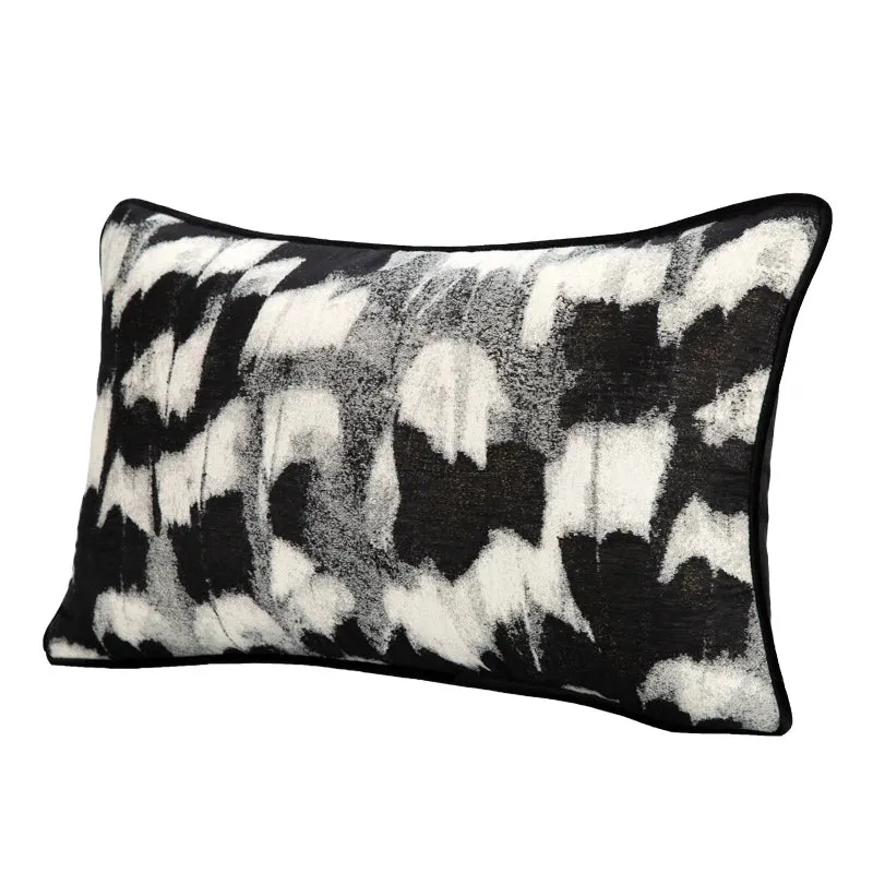 Black And White Abstract Pillow Case