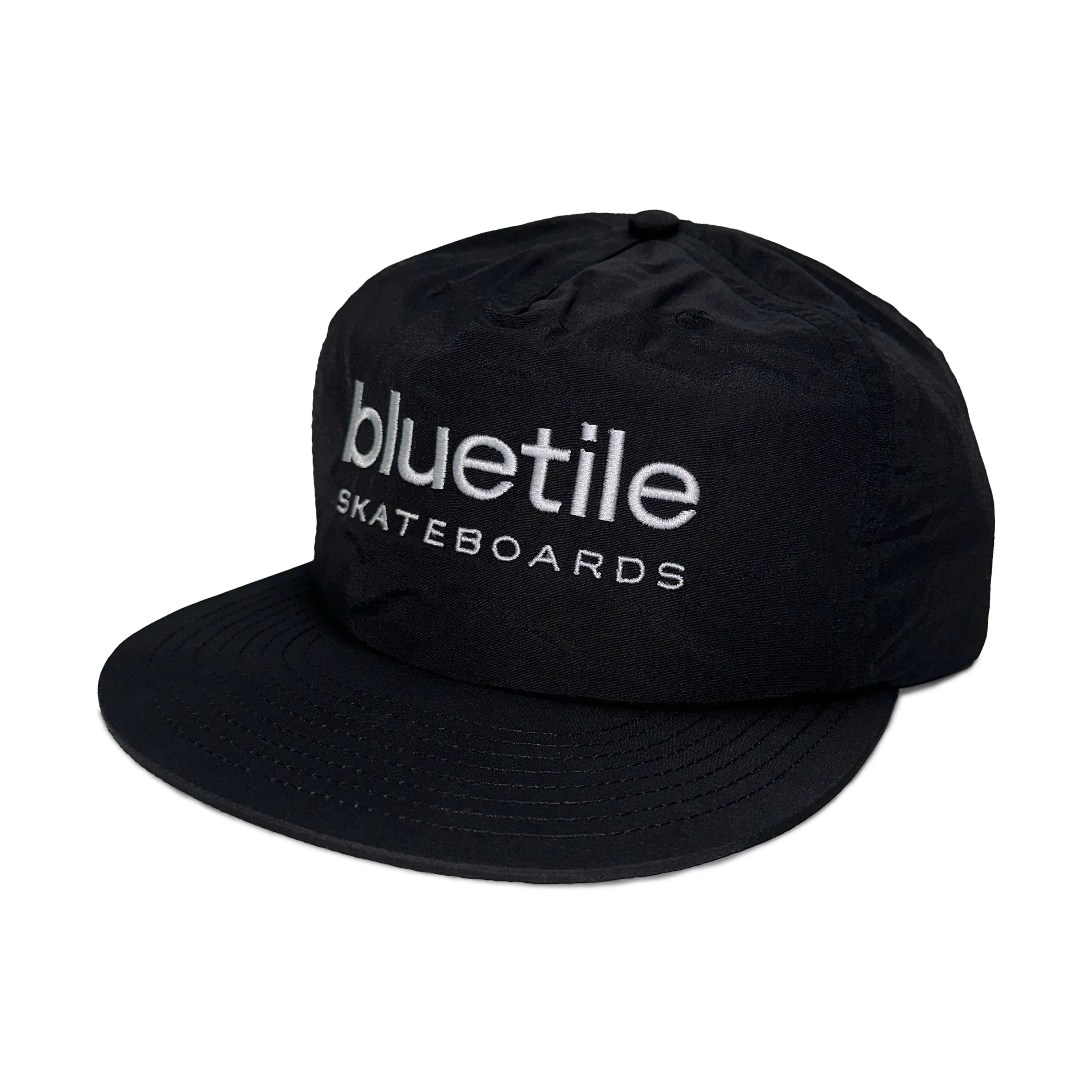 BLUETILE LOGO NYLON SURF HAT BLACK