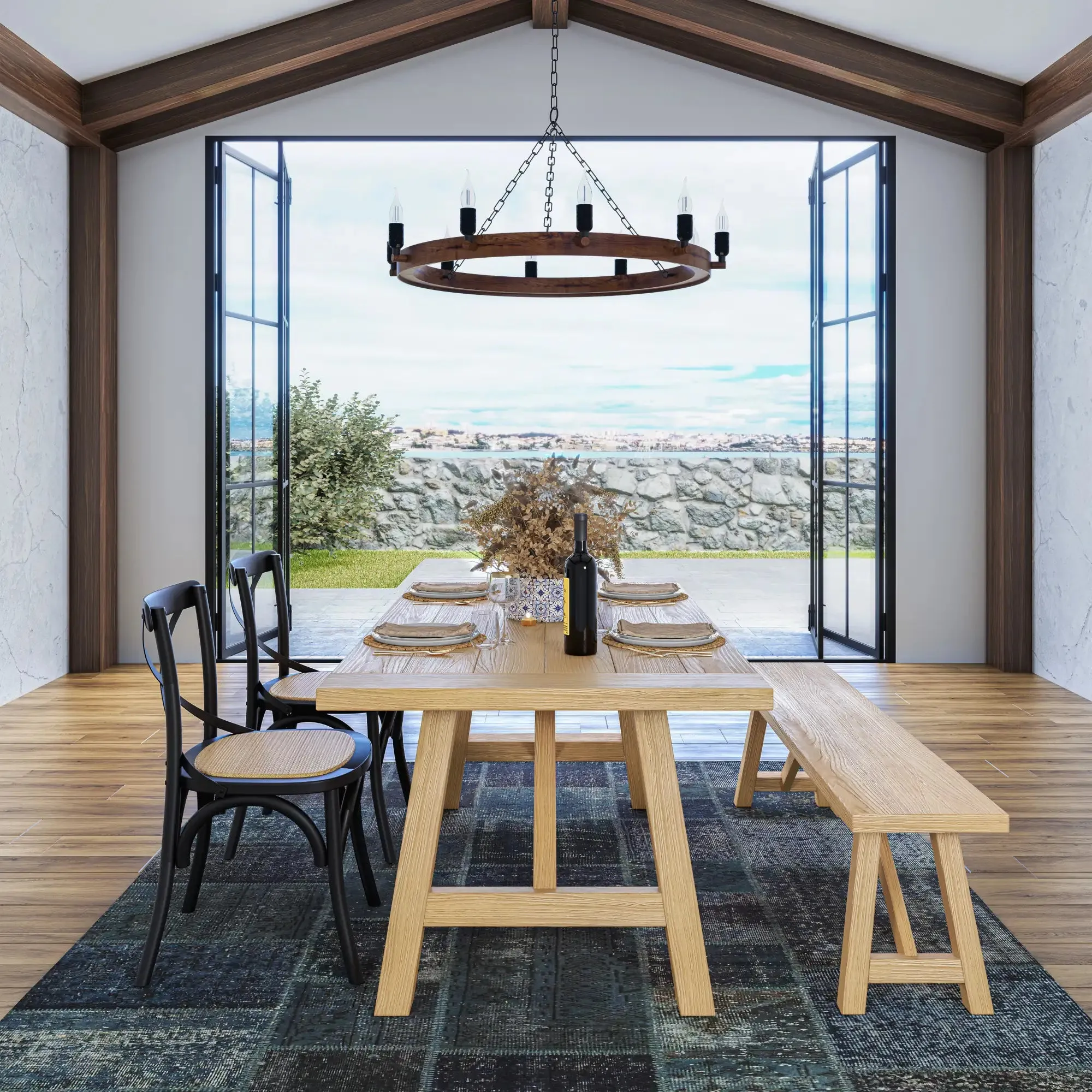 Cascais 72"  Customizable Dining Table