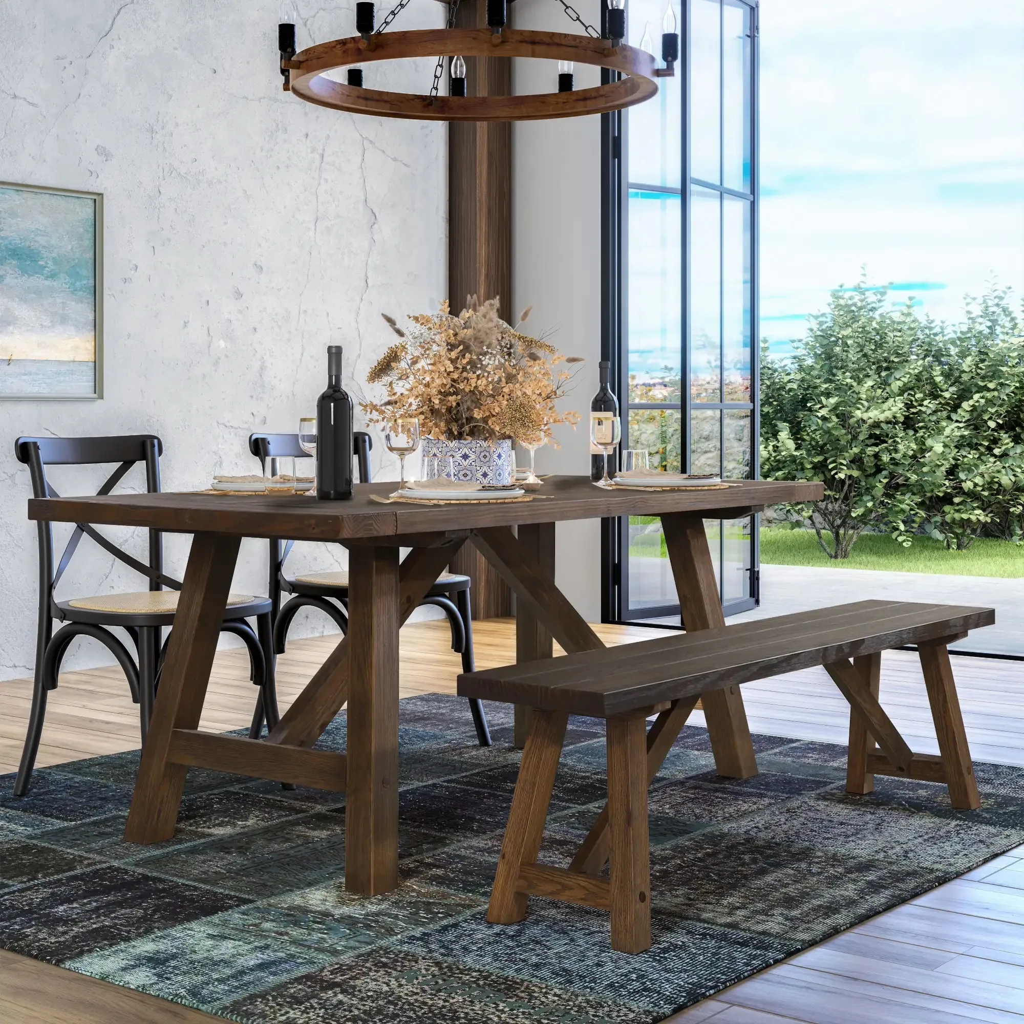 Cascais 72"  Customizable Dining Table