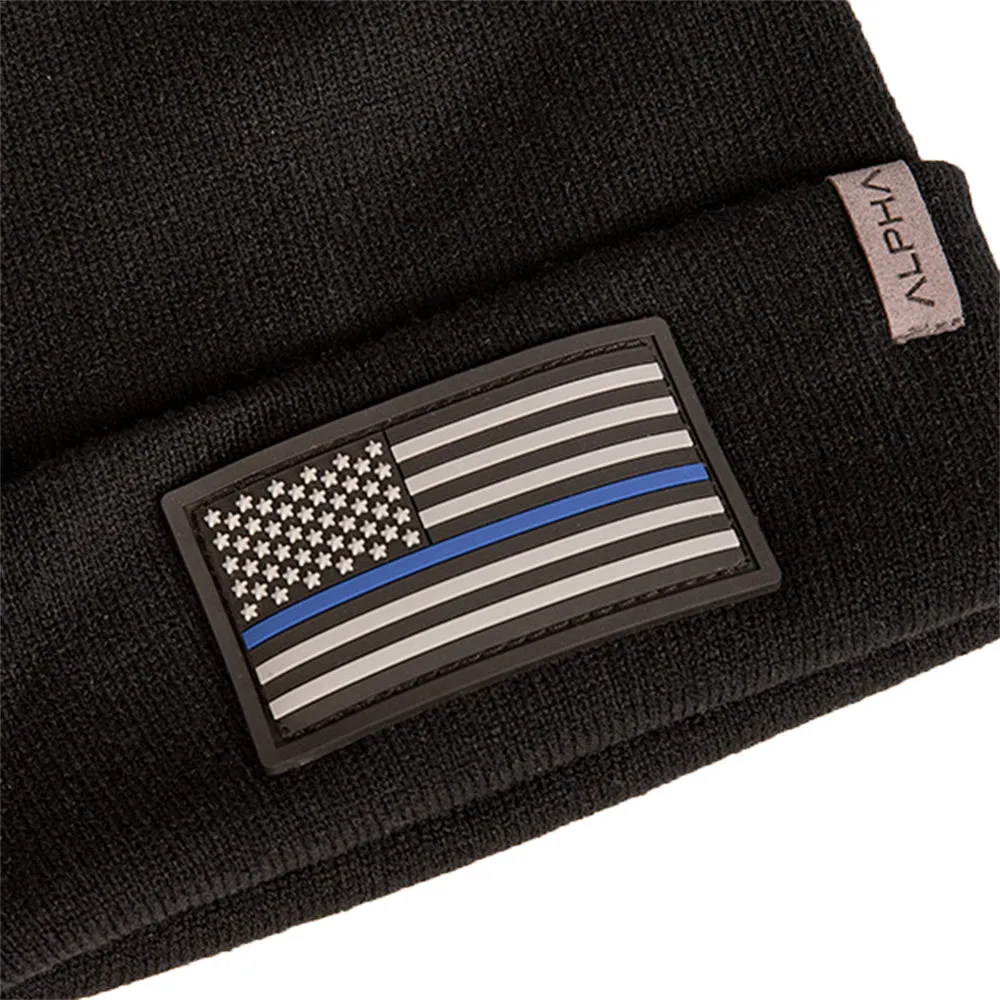 Classic Beanie | Thin Blue Line | Black