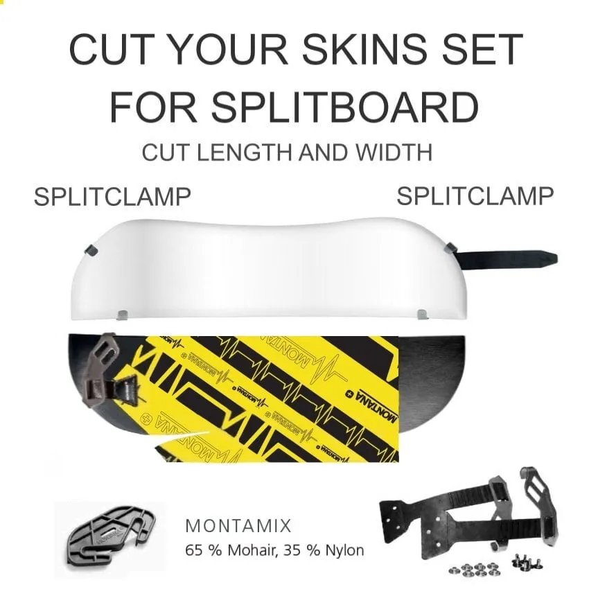 Climbing Skins for SPLITBOARDS- Glueless