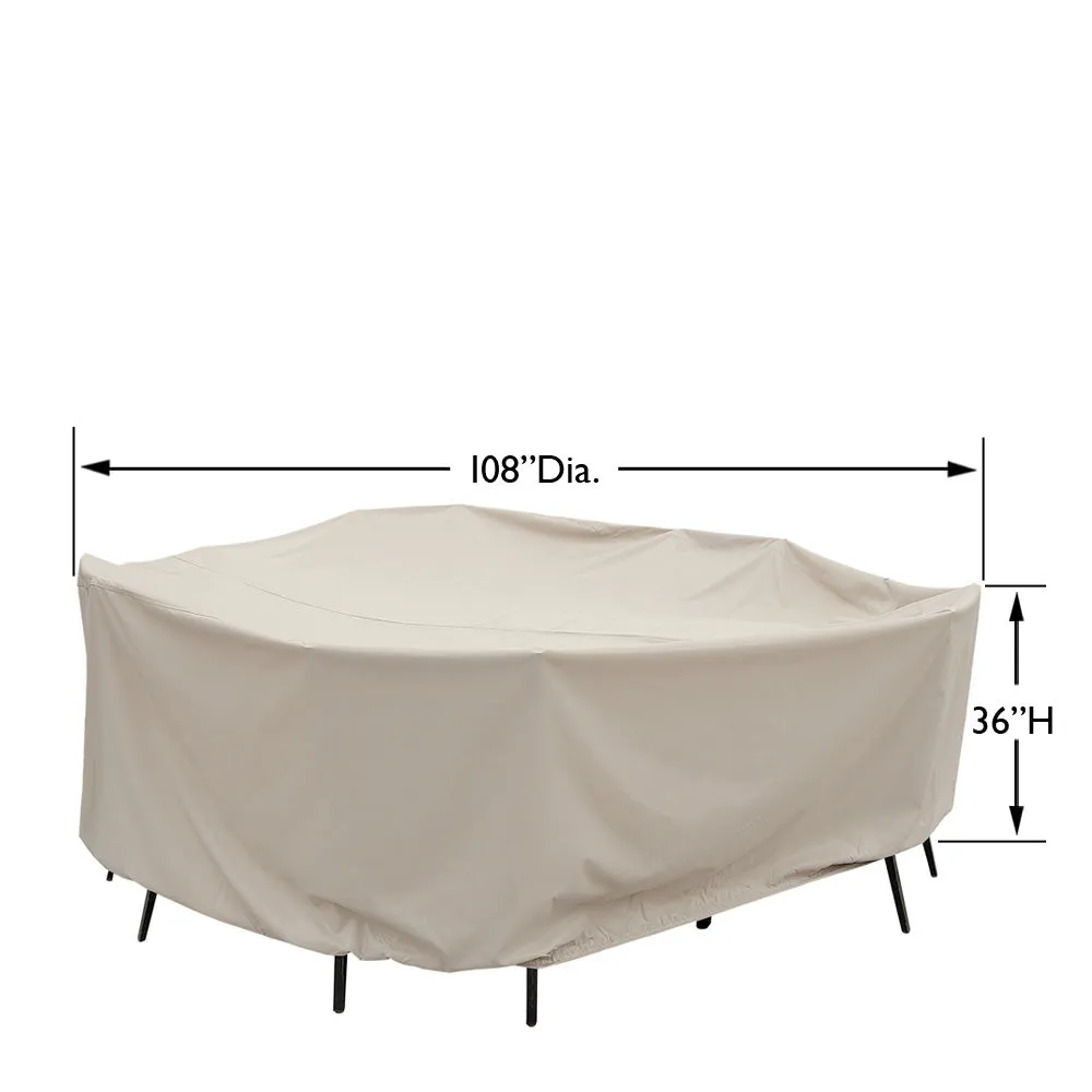 CP590 - 60" Round Table & Chairs Cover