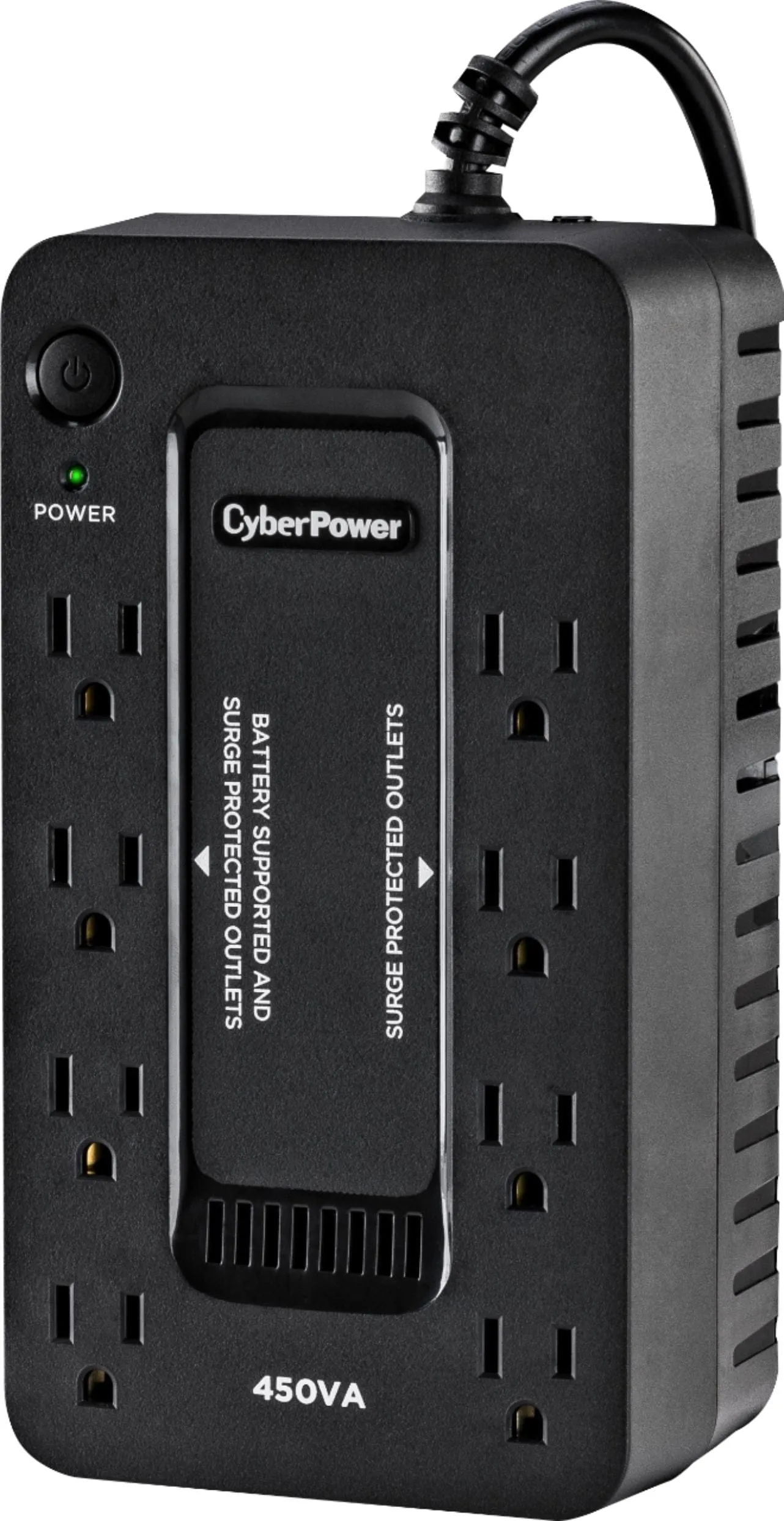 CyberPower 450VA/260W Battery Back-Up System UPS - New Battery Certified Refurbished