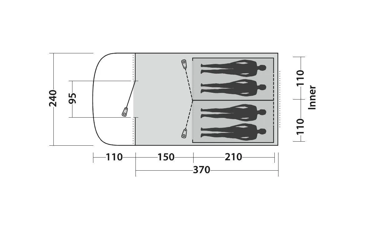 Easy Camp Palmdale 400 4-Berth Tent