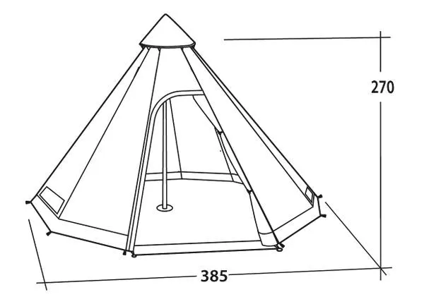 Easycamp Moonlight Tipi Glamping Tent