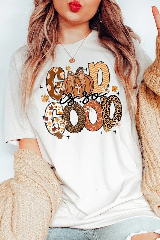 God is So Good Autumn Pumpkin Graphic Tee