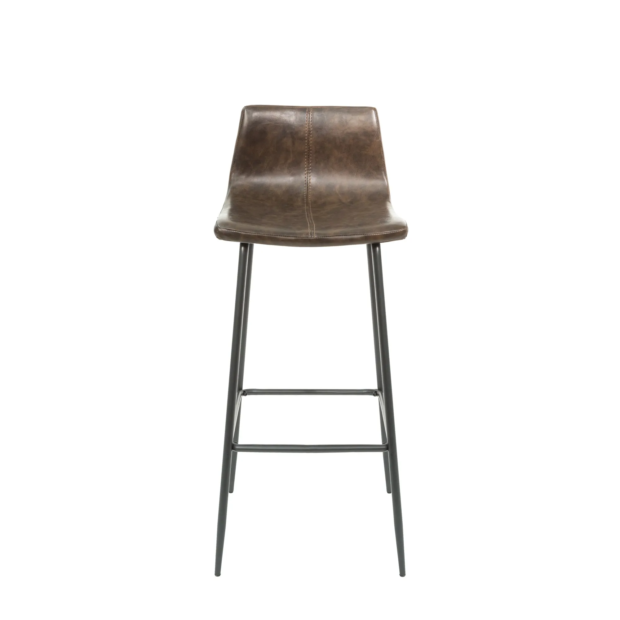 Grayson Chesnut Brown Set of Two Kitchen Bar Stools