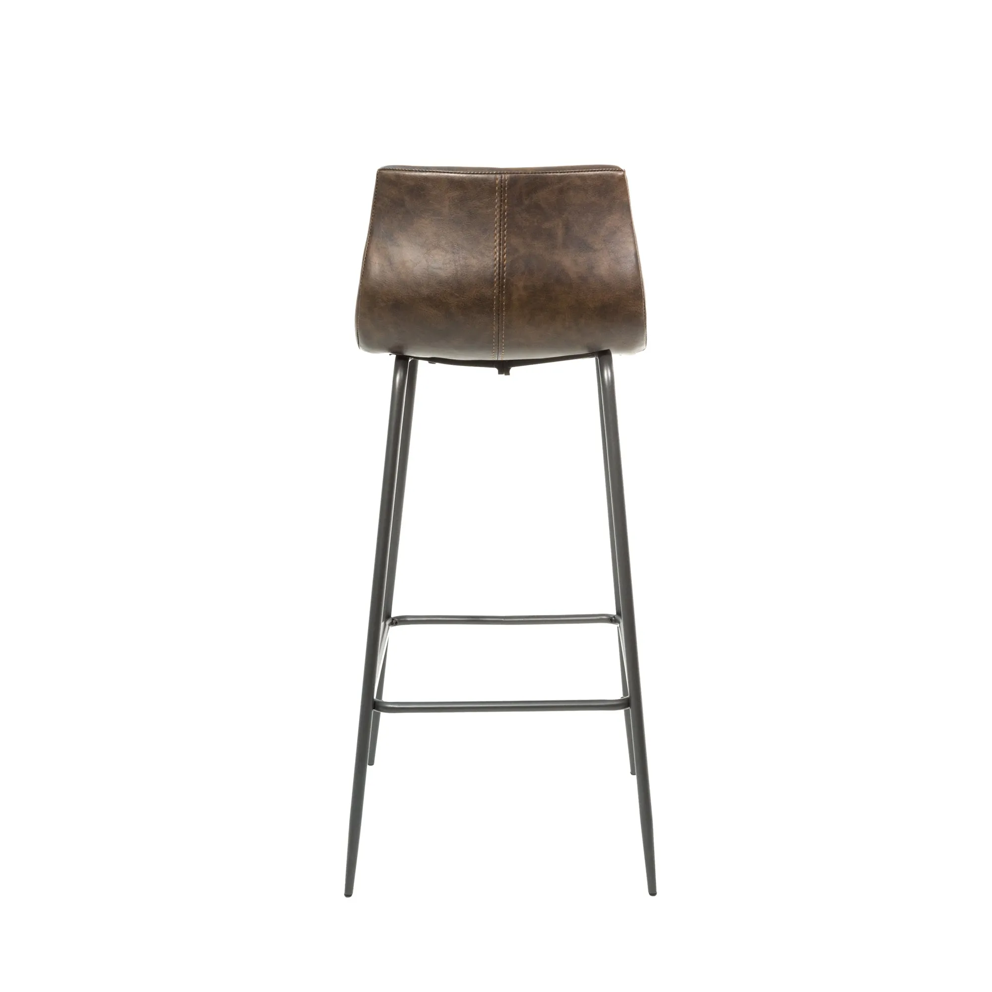 Grayson Chesnut Brown Set of Two Kitchen Bar Stools