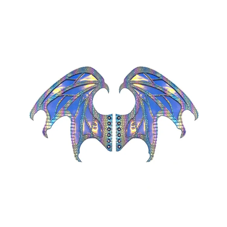 Iridescent Dragon Wing Boot Straps