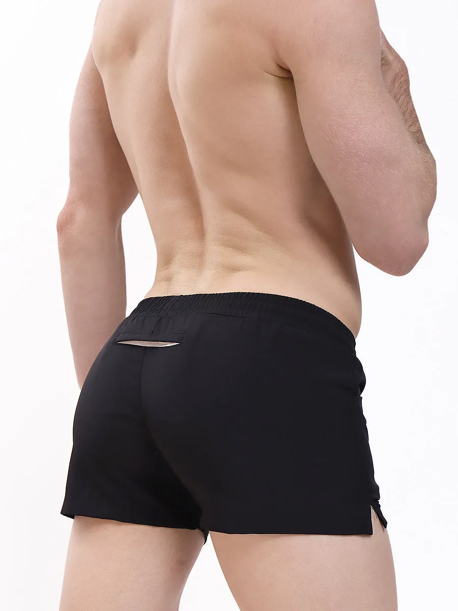 Men's Square Cut Woven Gym Short