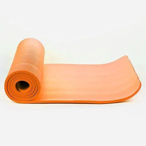 NBR Foam Yoga Mat 15mm Thick - Orange