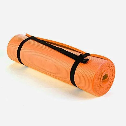 NBR Foam Yoga Mat 15mm Thick - Orange