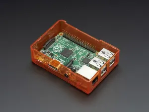 Pi Model B  / Pi 2 / Pi 3 Case Base - Orange