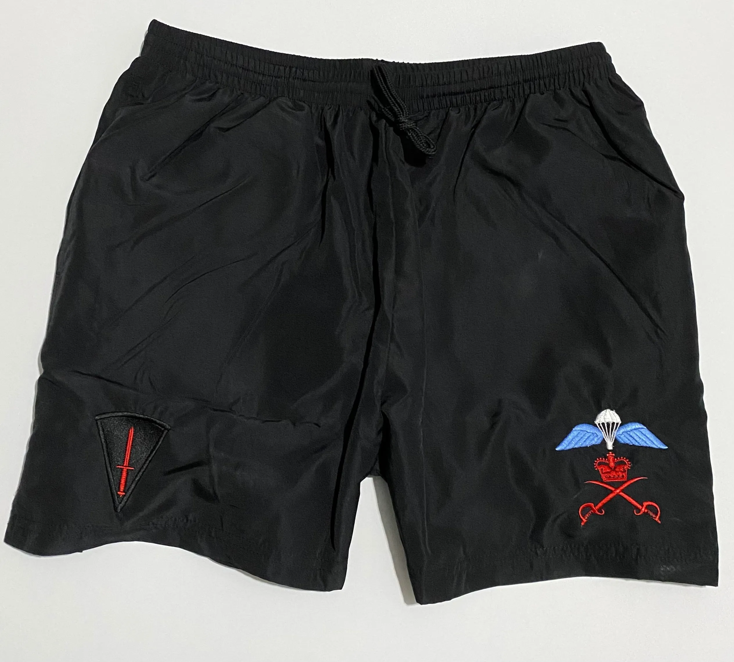 PTI PARA/ Commando Black Running Shorts 1601