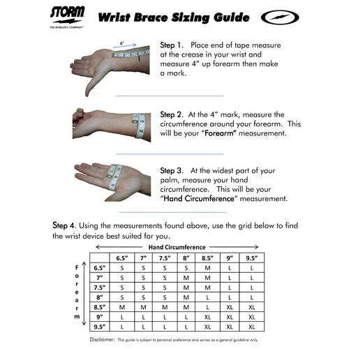 Storm Xtra-Hook <br>Wrist Support <br>M - L