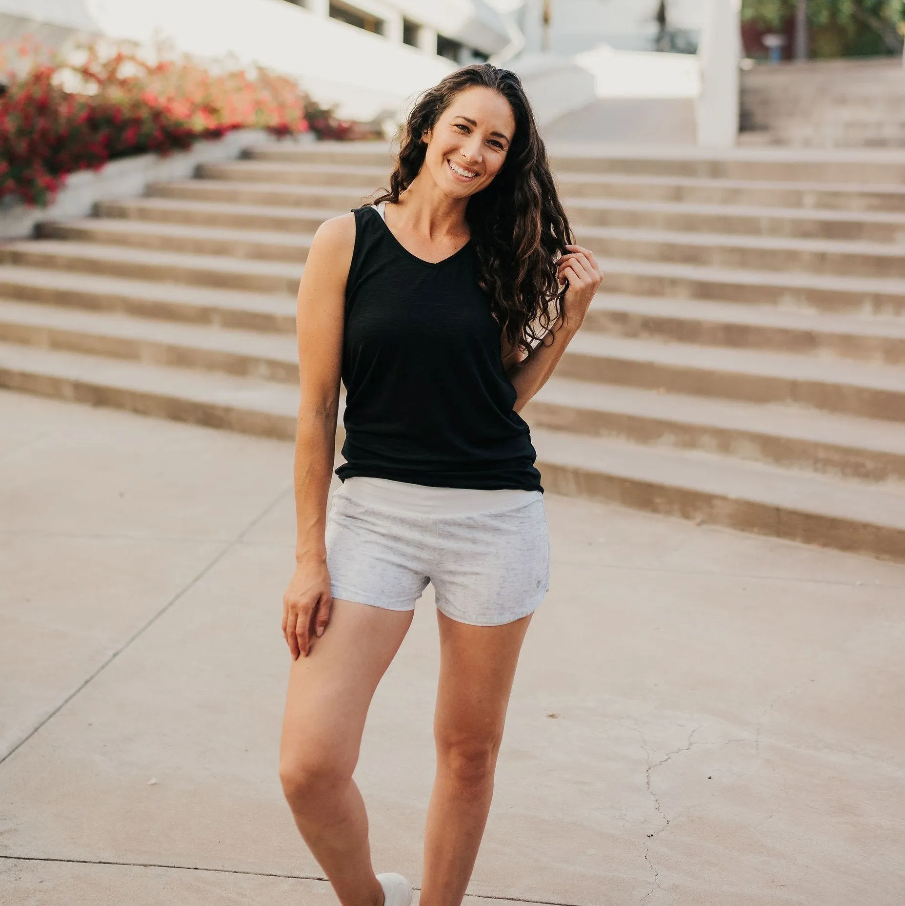 Swift Shorts 4 - Heathered White