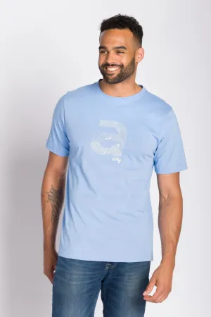 Topographical A | Men's Imprinted T-Shirt