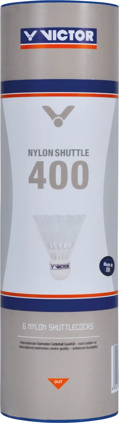 VICTOR Nylon 400 STEEL Medium Shuttlecocks