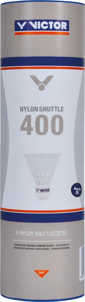 VICTOR Nylon 400 STEEL Medium Shuttlecocks