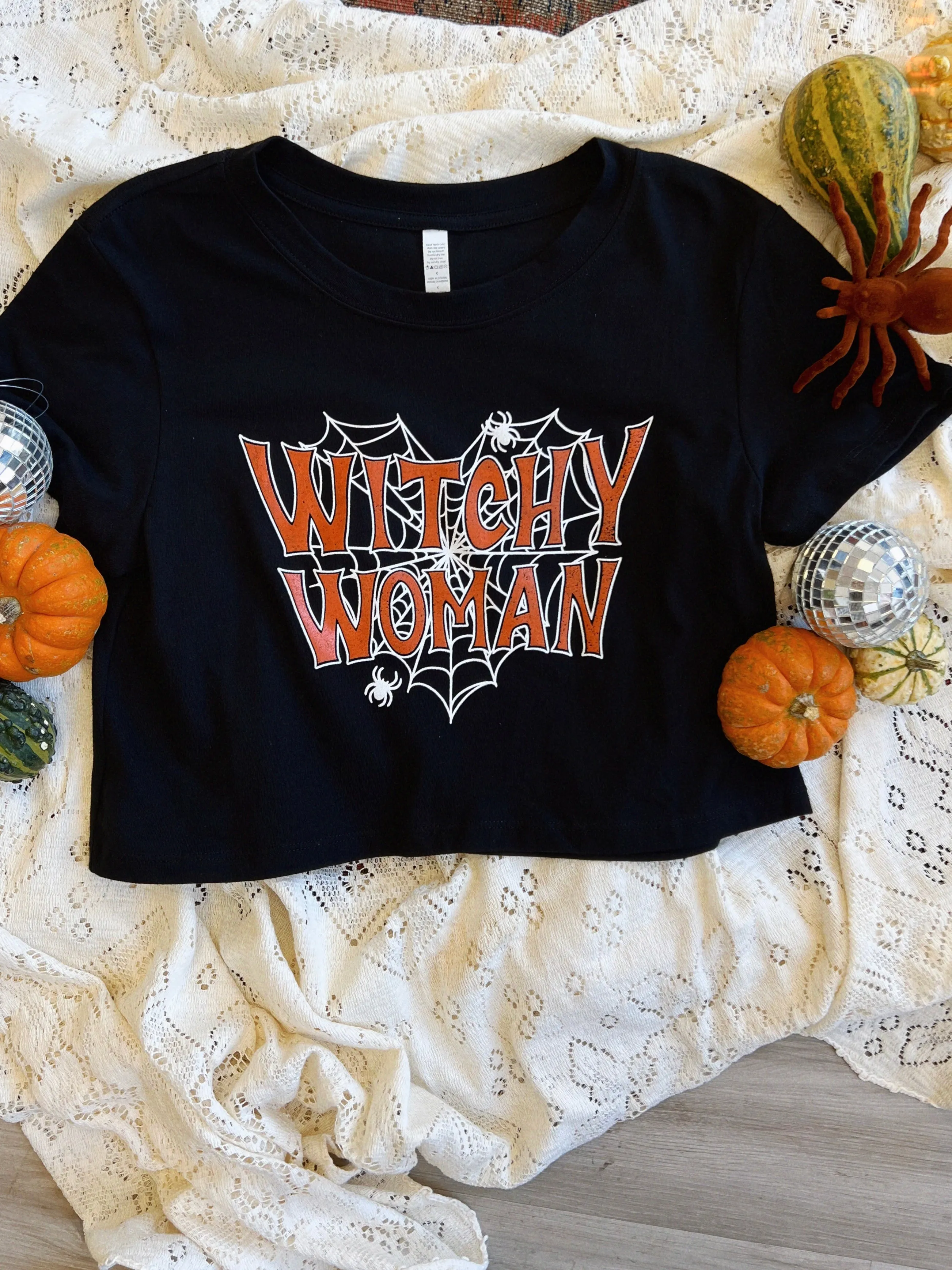 Witchy Woman Crop Graphic Tee