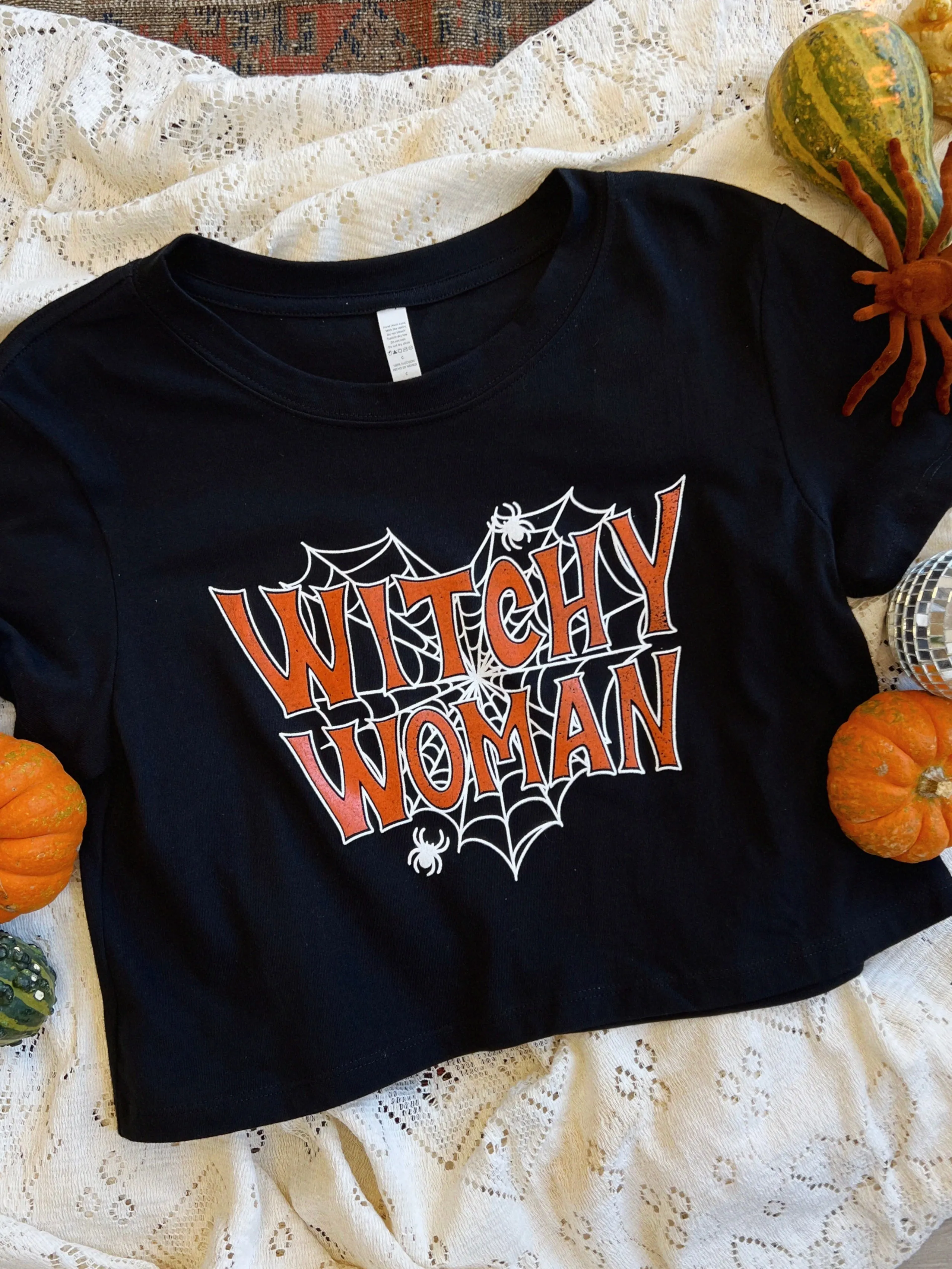 Witchy Woman Crop Graphic Tee