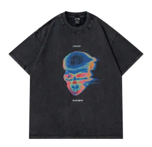 X-Ray Skull Oversized Vintage T-Shirt